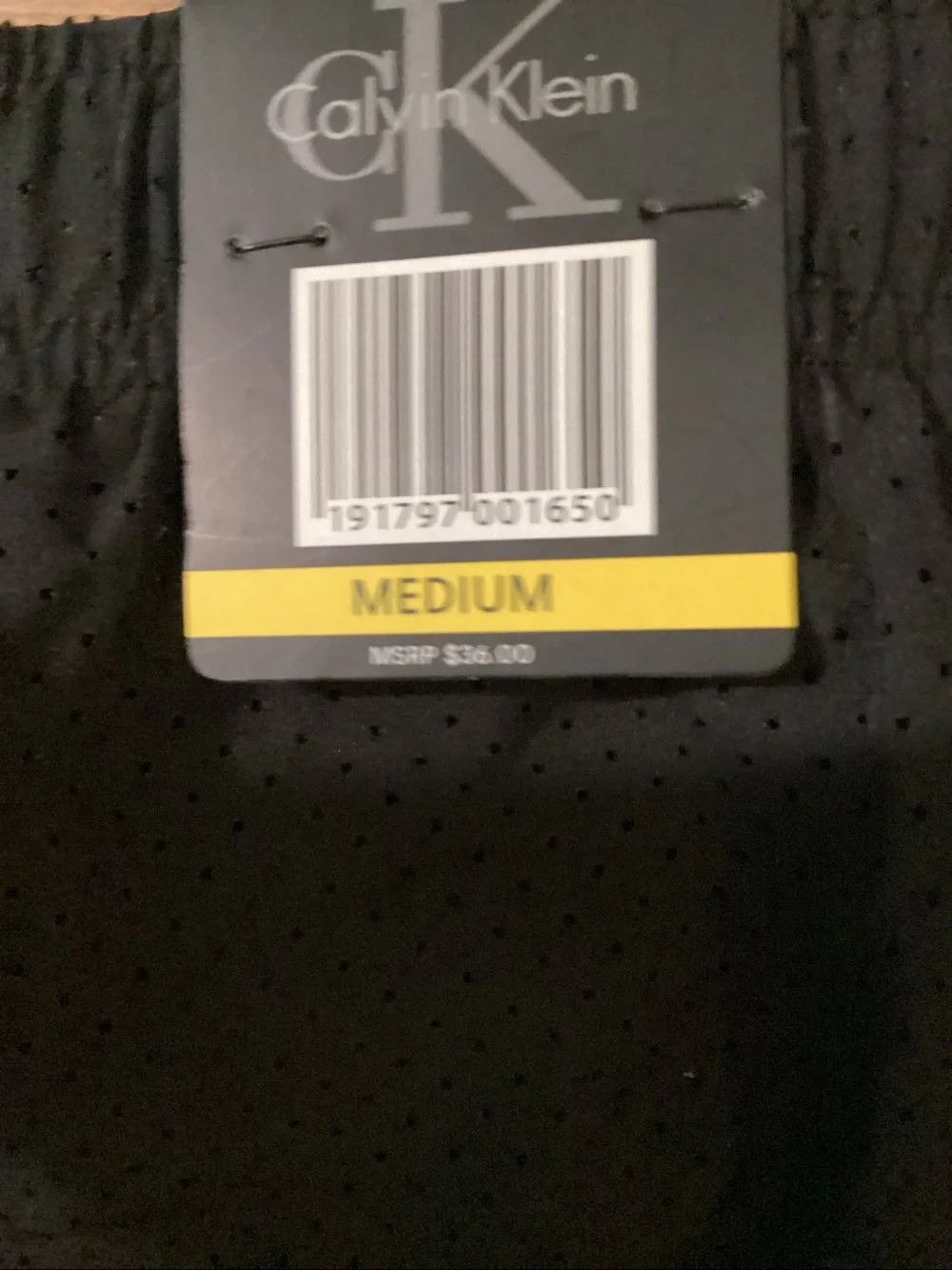Calvin Klein - women’s active performance shorts - black and white - sz M - new